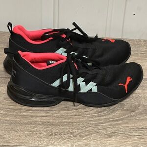 Women Size 8 - Puma Riaze Prowl Black Ignite Pink 190305-10